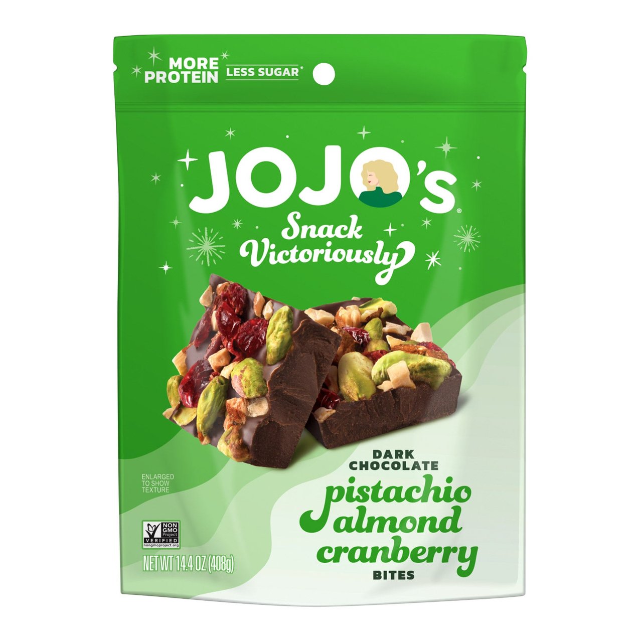 JOJO's Dark Chocolate Bites 14.4 oz - Image 1