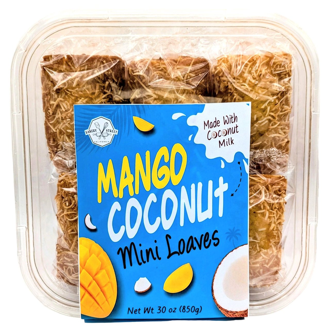 TRIPLE C FOODS MANGO COCONUT LOAVE 1 LB 14 OZ - Image 1