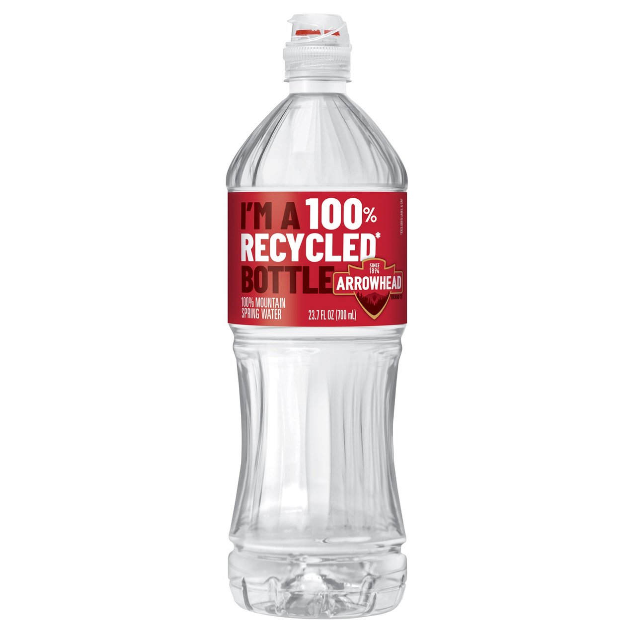 Arrowhead Mountain Spring Water Sport Top 24/23.7 FL OZ - Image 1