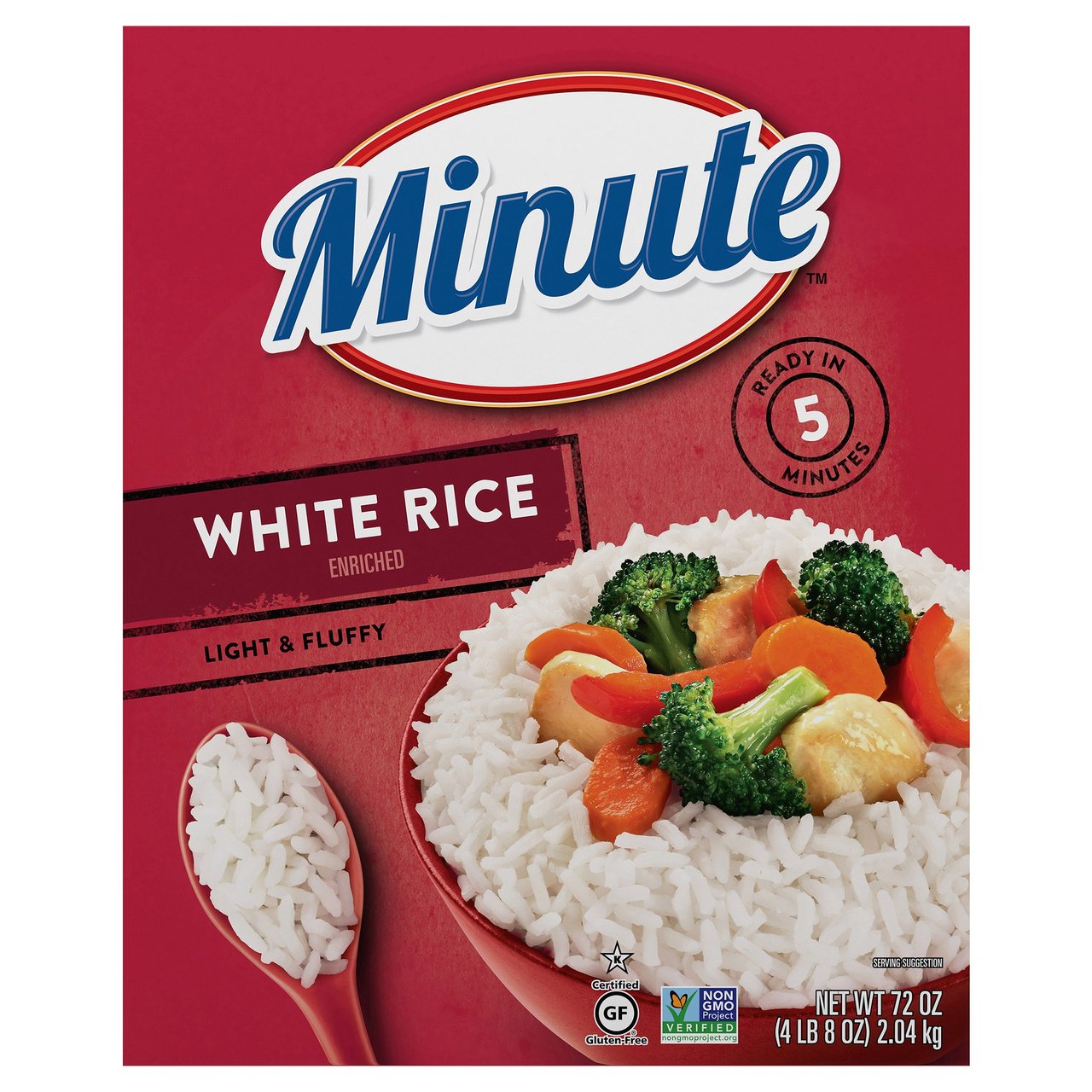 Minute Instant White Rice, 4.5 lbs - Image 1