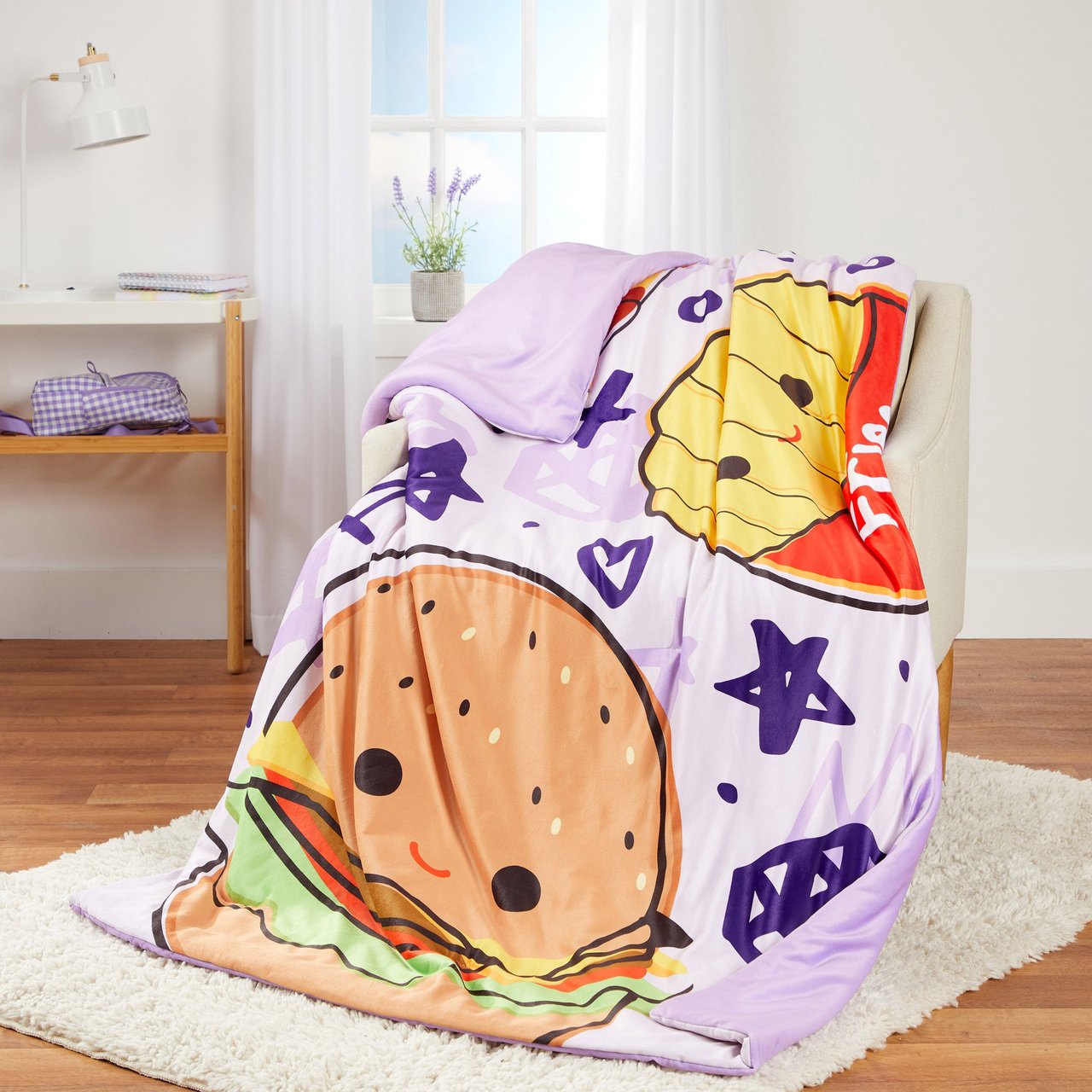 Squishmallows Kids Throw 50" x 70" - Image 1