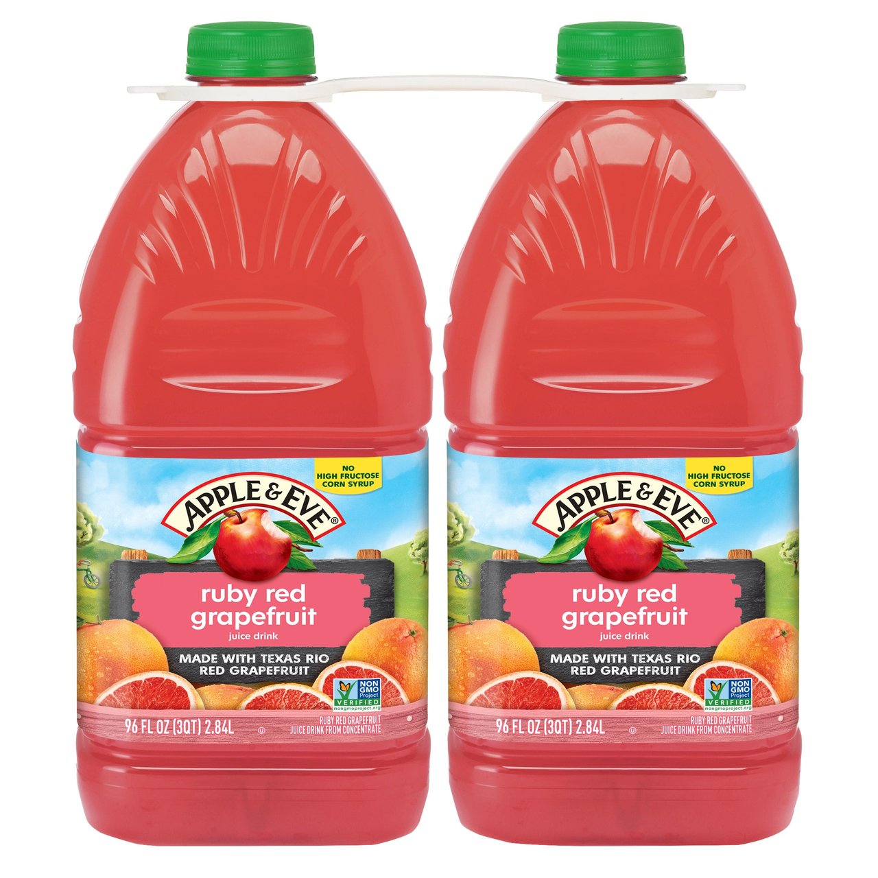 Apple & Eve Ruby Red Grapefruit Juice Beverage, 2 x 96 fl oz (6 qts) - Image 1