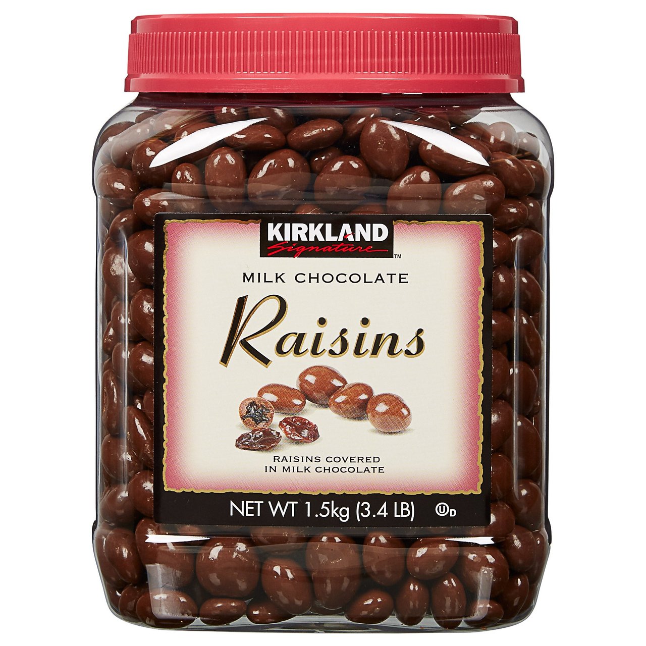 Kirkland Signature Milk Chocolate Raisins 54 oz - Image 1