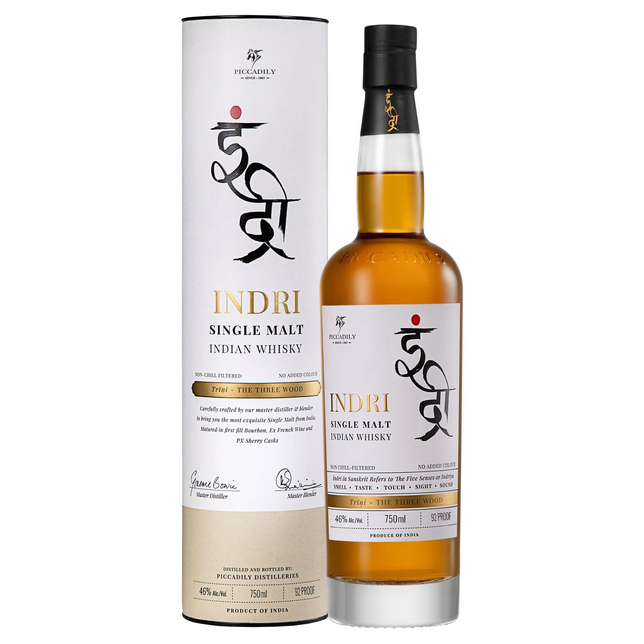 Indri Trini Single Malt Whisky India 750ml
