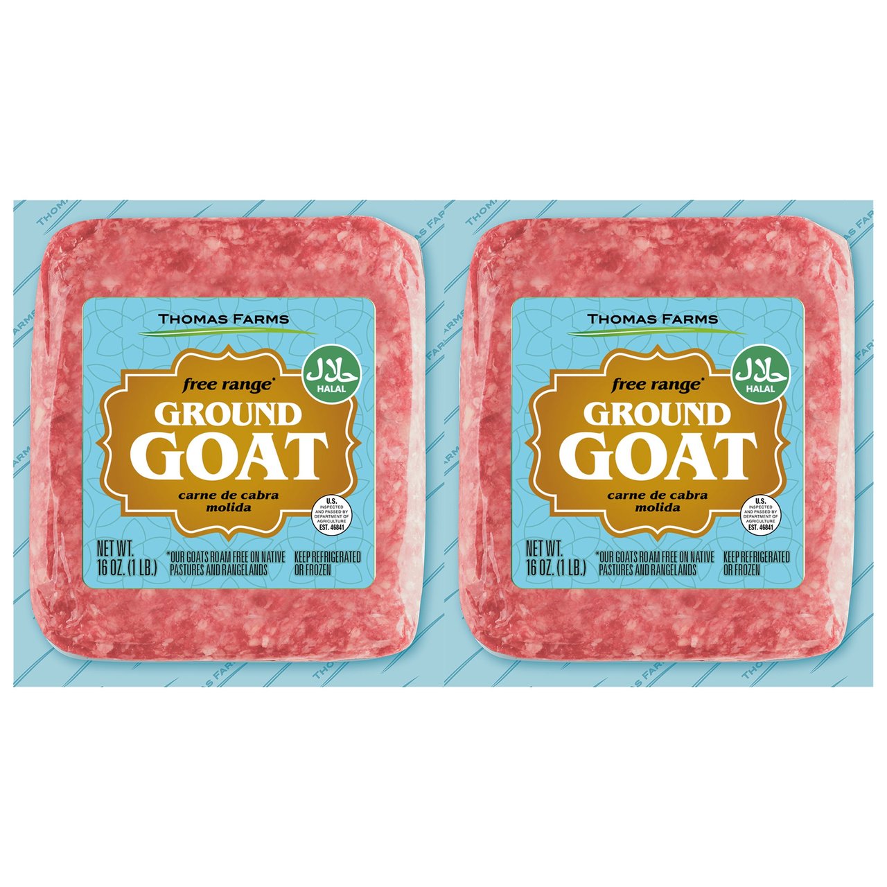 Australian Halal Ground Goat, 2 x 1 lb