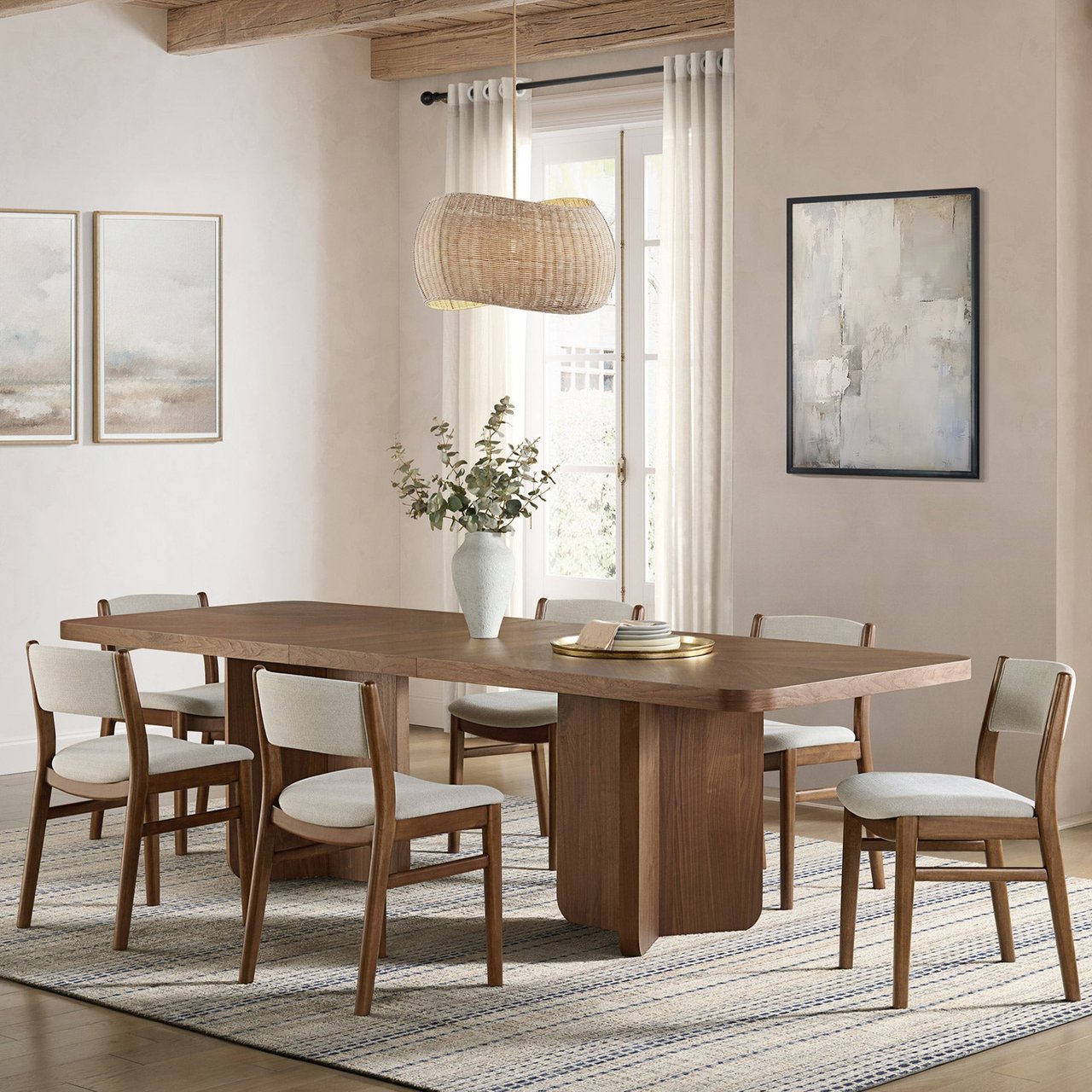 Pike & Main Hartford 7-Piece Dining Set - Image 1