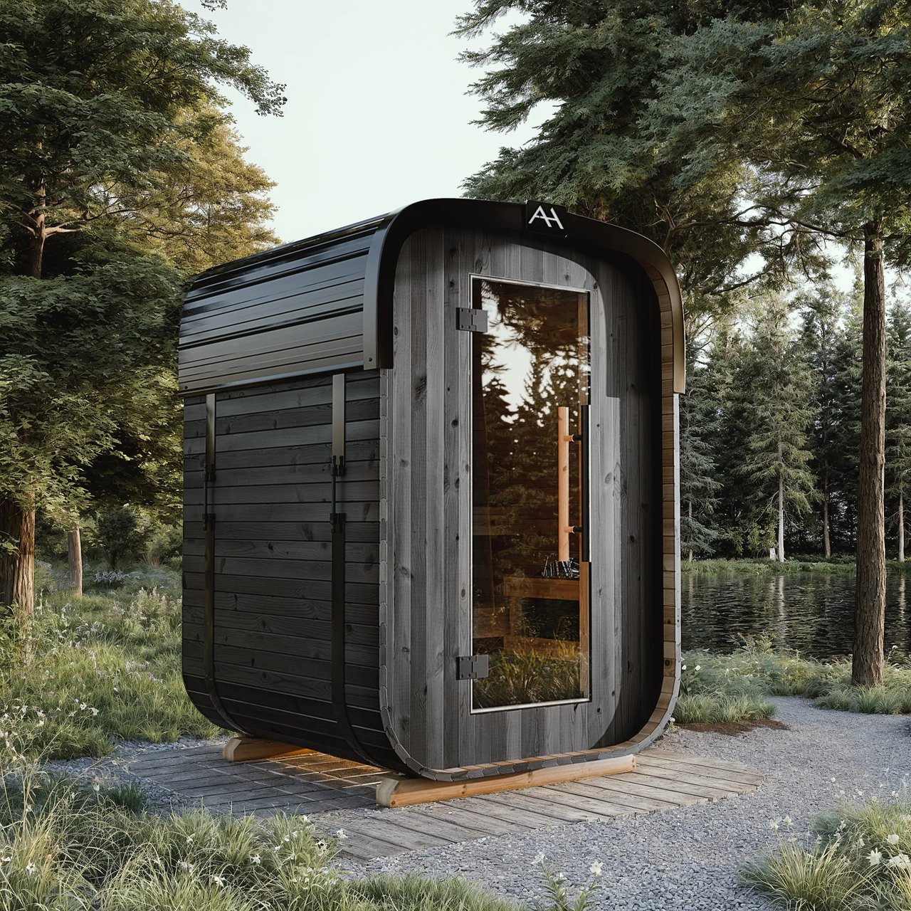 ALMOST HEAVEN OASIS 3-PERSON OUTDOOR SAUNA - Image 1