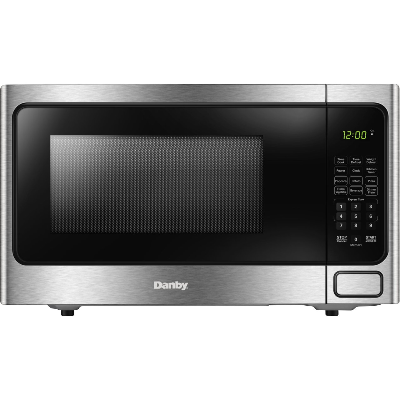 Danby Designer 1.1 Cu. Ft. Countertop Microwave in Stainless Steel
