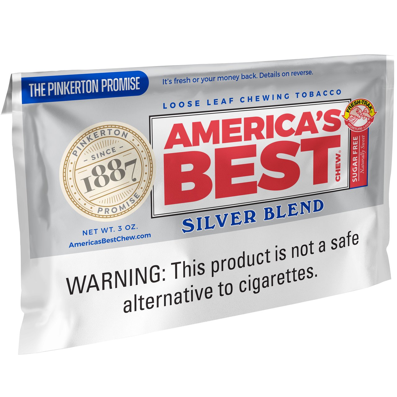 sweet chewing tobacco America's Best Silver Blend 6-Pack, 3 oz Pouches (#1746822)