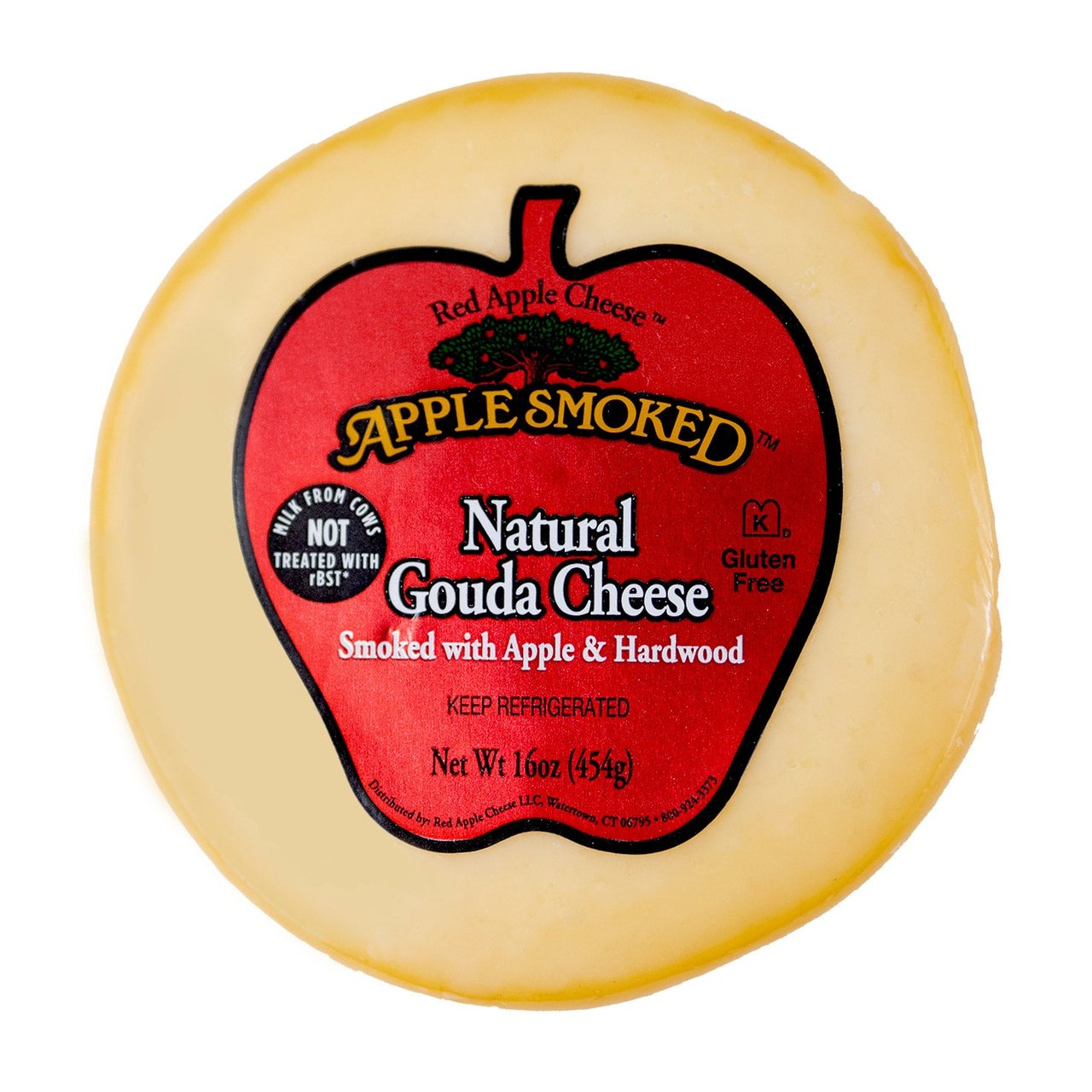 Red Apple Cheese Apple Smoked Gouda 16 Ounces - Image 1