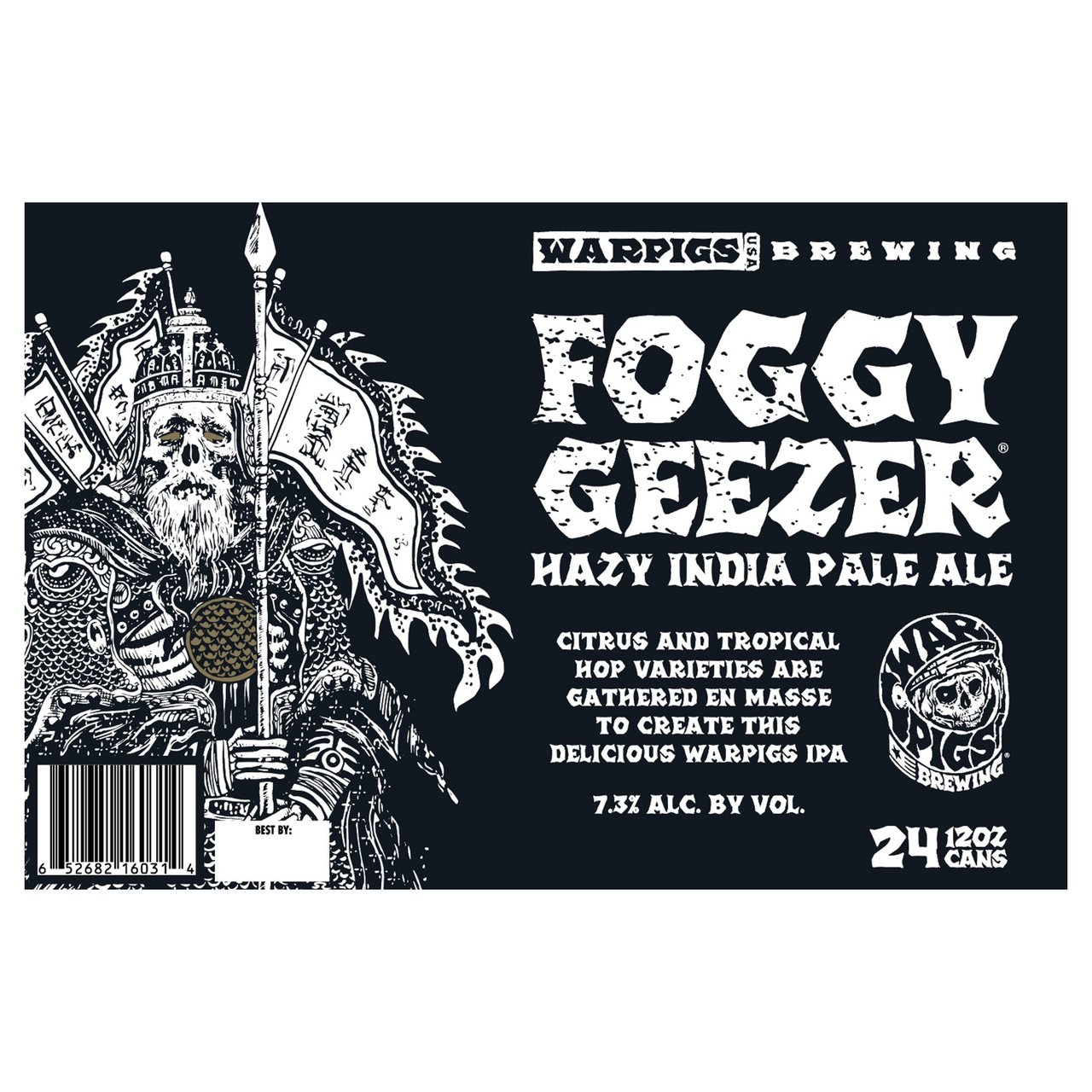 War Pigs Brewing Foggy Geezer 24/12 Ounce Cans - Image 1
