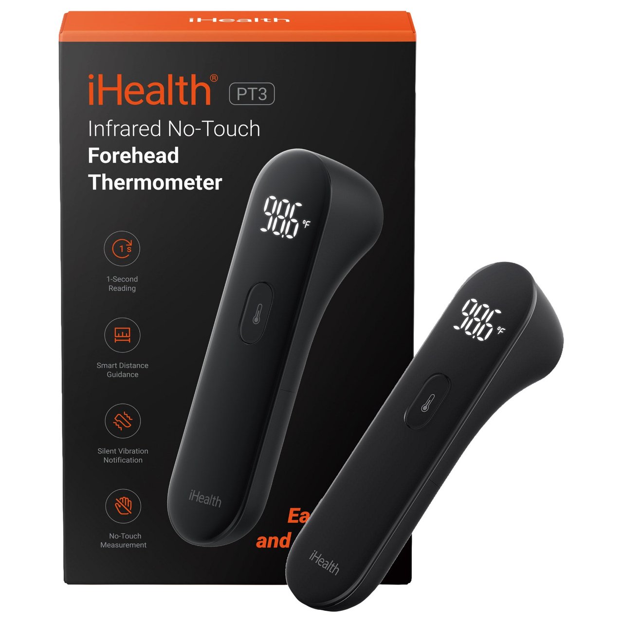 IHEALTH INFRARED NO-TOUCH FOREHEAD THERMOMETER - Image 1