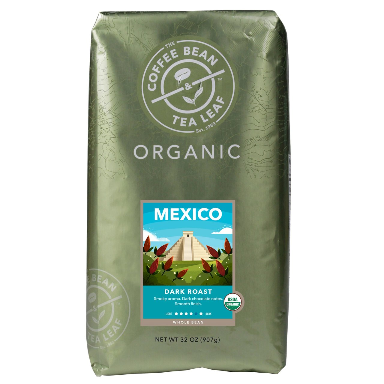 Coffee Bean & Tea Leaf Organic Mexican Coffee Dark Roast 2 lbs - Image 1
