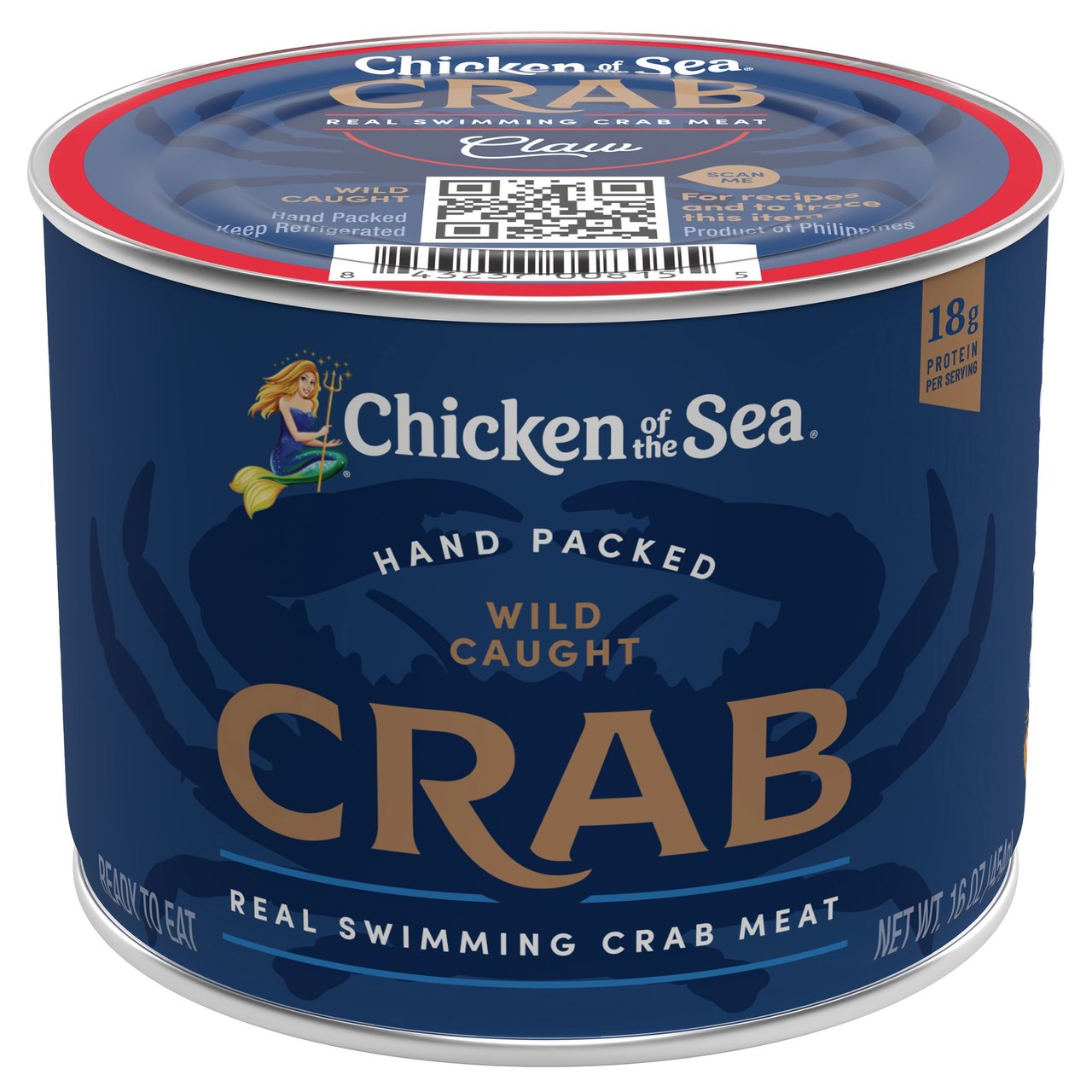 Chicken of the Sea Claw Crab Meat 1 lb