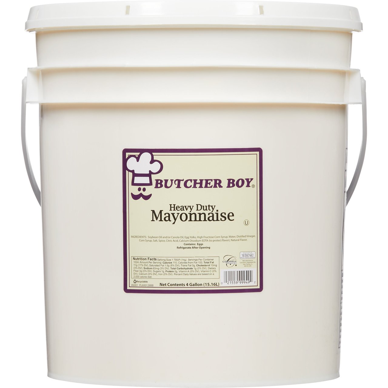 Butcher Boy Heavy Duty Mayonnaise, 4 Gallon