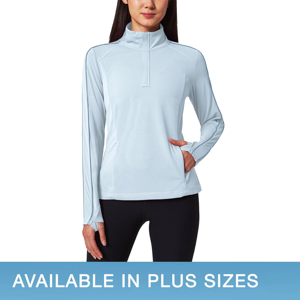 Mondetta Ladies' Quarter-Zip Pullover - Image 1