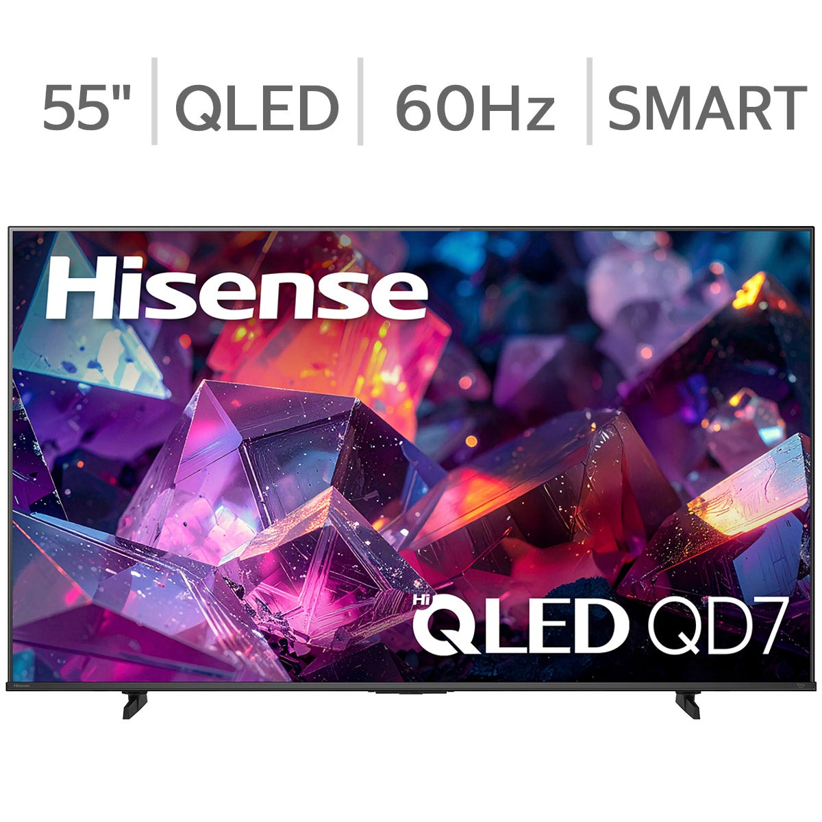 HISENSE 55QD75SFC 55" 55" CLASS (54.6" DIAG) 4K UHD HI-QLED LCD TV - Image 1
