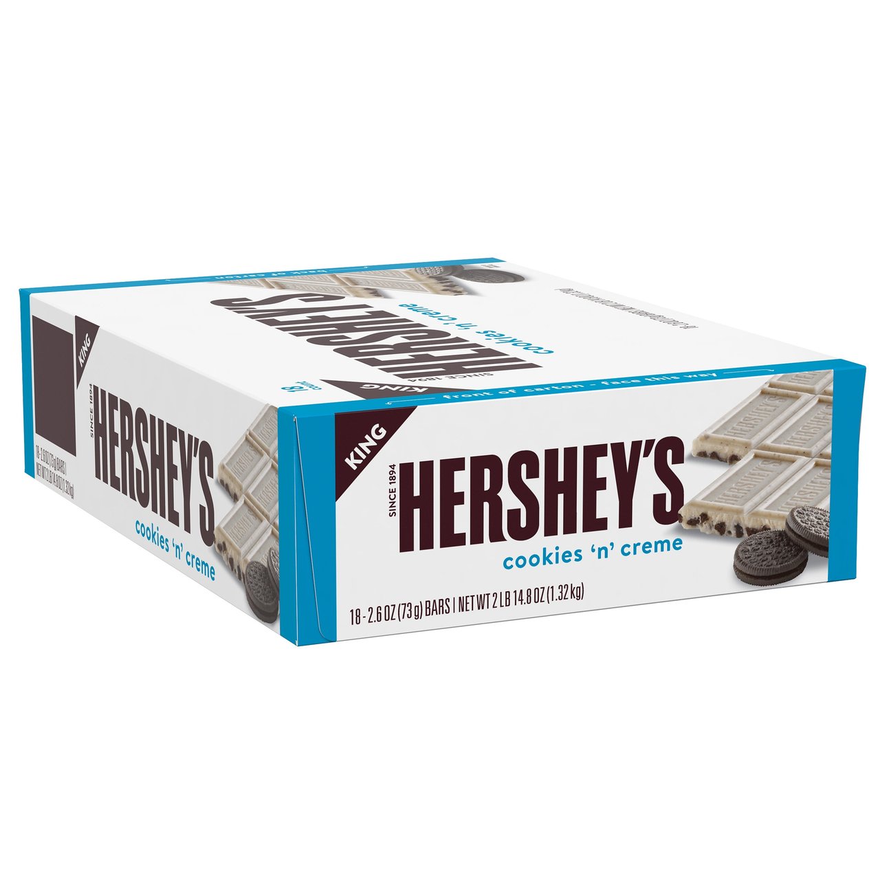 Hershey's Cookies 'N' Creme King Size 18/2.6 oz - Image 1