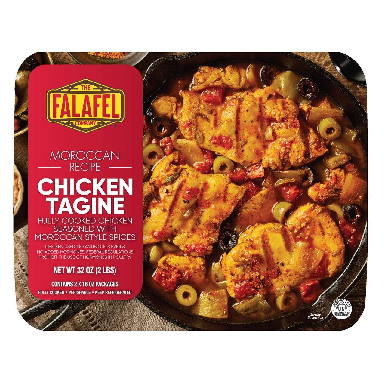 The Falafel Company Moroccan Style Chicken, 2 x 16 oz - Image 1