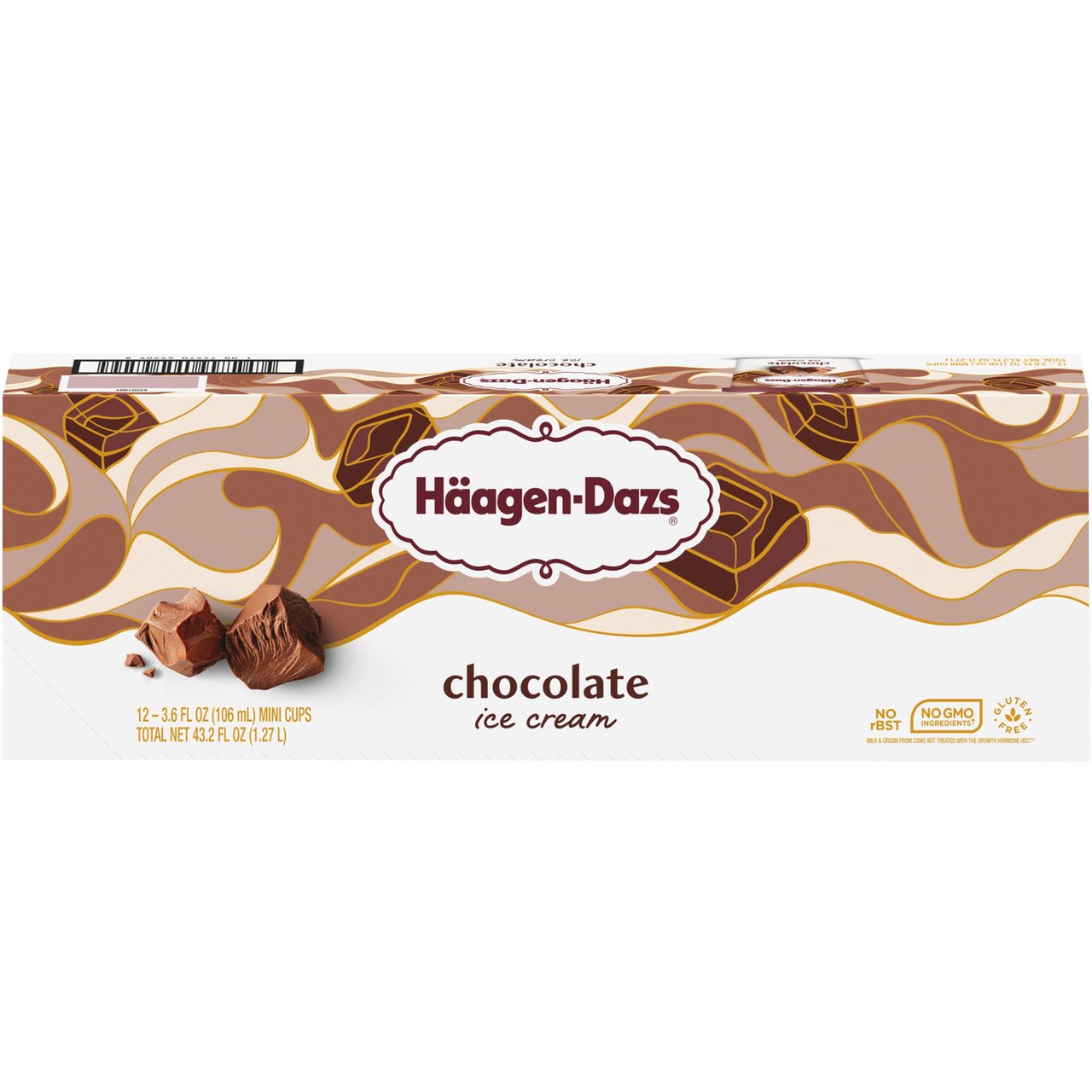 Häagen-Dazs Chocolate Ice Cream Cups 12/3.6 oz - Image 1