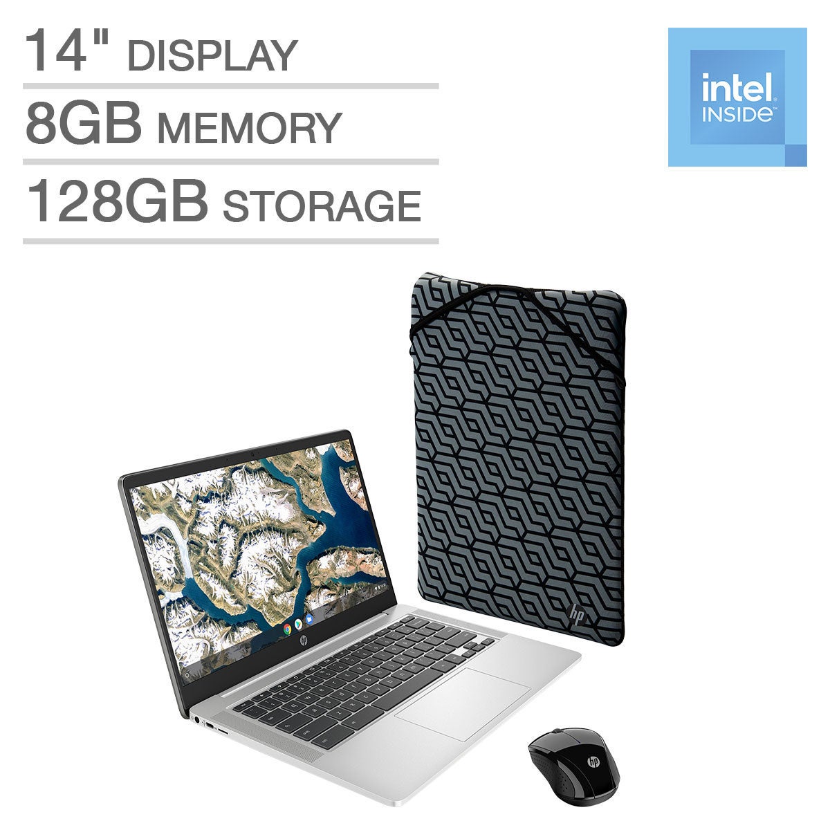 HP 14A-NA1093CL 14" Chromebook - Image 1