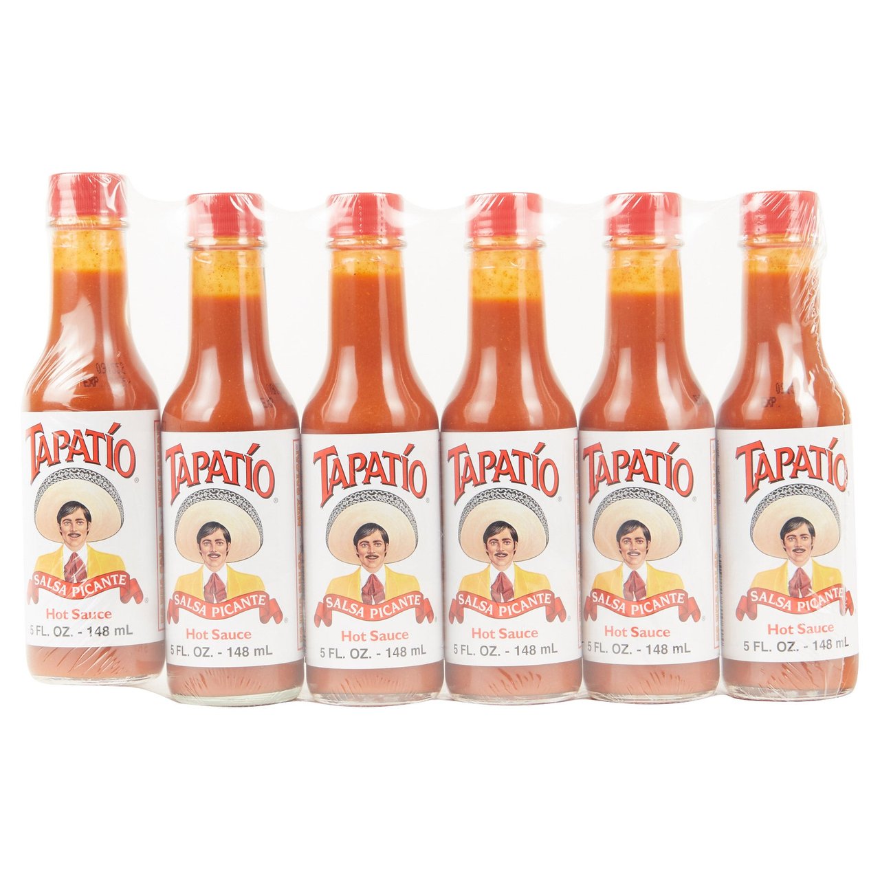 Tapatío Salsa Picante Hot Sauce, 5 fl oz, 6 Pack - Image 1