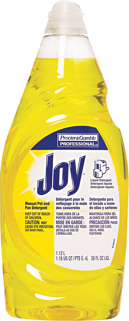 Joy Professional Lemon Liquid Dish Soap, 38 oz, 8-Count