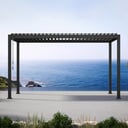Mirador 8.8' x 14.4' Aluminum Louvered Pergola