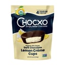ChocXO Organic Dark Chocolate Lemon Crème Cups 14.8 oz Bag