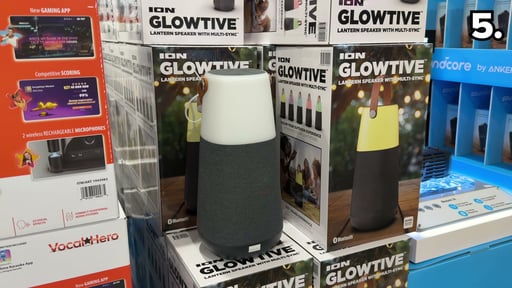 ION Audio Glowtive Bluetooth Lantern Speaker with Multi-Sync