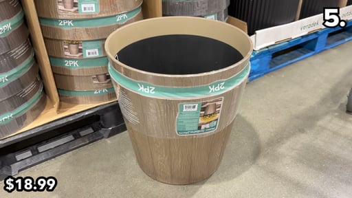 16.5" Resin Planter, 2-Pack