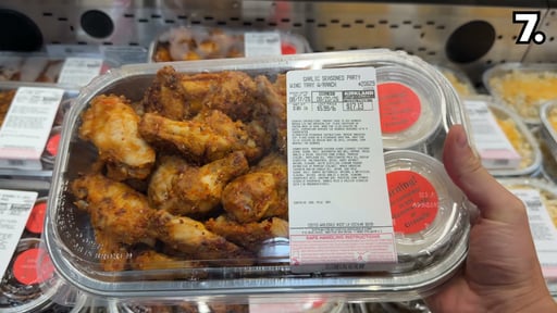 Garlic Seasoned Party Wing Tray with Ranch Dressing Per Lb