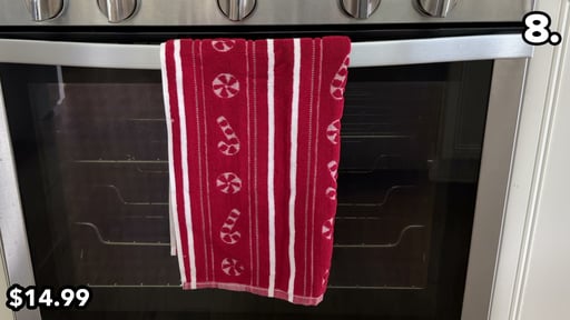 Caro Home Holiday Kitchen Towel Set, 8-Pack (18" x 28")
