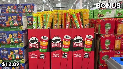 Pringles XXL Tube 4 CT Original, Cheddar & Sour Cream