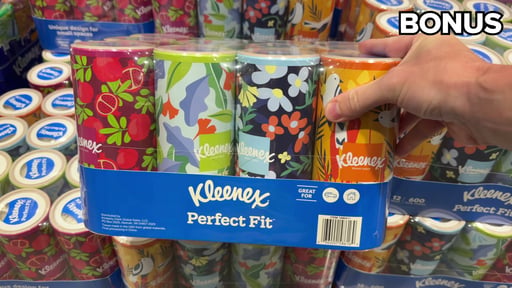 Kleenex Perfect Fit Facial Tissues, 12-Pack, 50 Count