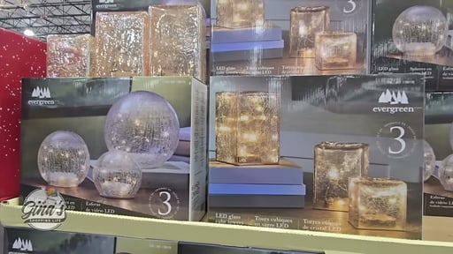 Evergreen LED Cubes/Spheres 3-Pack