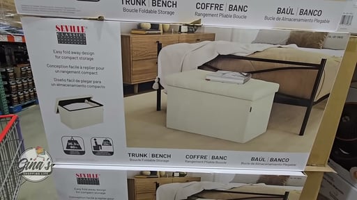 Seville Boucle Foldable Storage Trunk