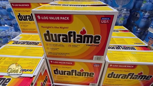 Duraflame Natural Firelogs 9 Pack 6 Lbs Each