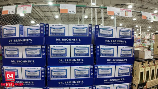 Dr. Bronner's Peppermint Bar Soap 6/5oz Bars