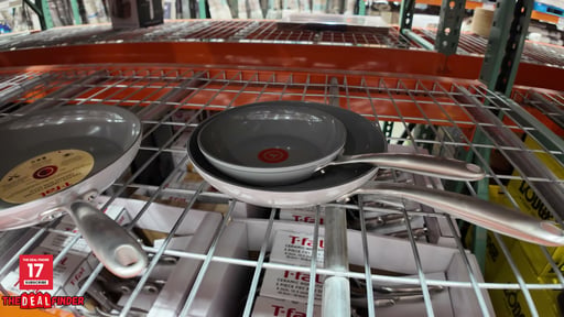 T-fal Ceramic Non-Stick Fry Pans 3-Piece