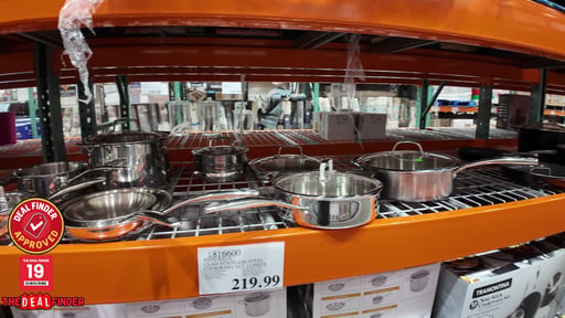 Henckels Tri-Ply Clad Stainless Steel Cookware Set 12-Piece