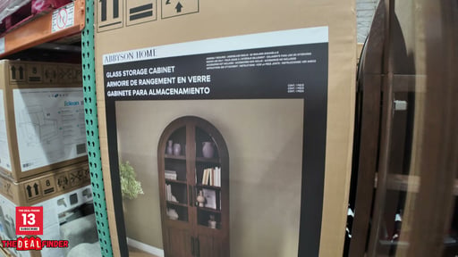 Abbyson Home Aspen 80" Display Cabinet