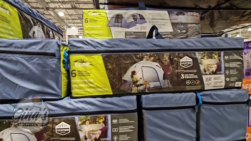 CORE 6-Person Lighted Dome Tent