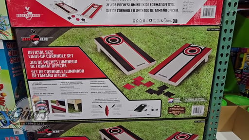MD Sports Cornhole Set with LED Lights