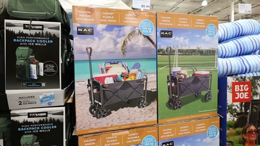 Mac Sports XL Folding Wagon with Brakes