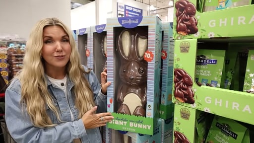 Maud Borup Giant Chocolate Bunny 160 Ounce Container
