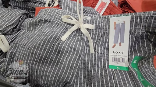 Roxy Women's Linen Blend Crop Pant