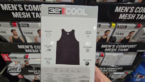 32 Degrees Men's Comfort Mesh Tank Top 3-Pack