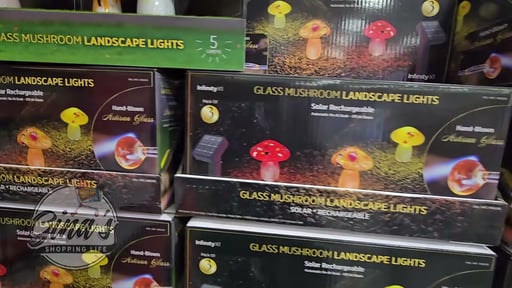 Infinity X1 Solar Glass Mushroom Lights 3-Pack