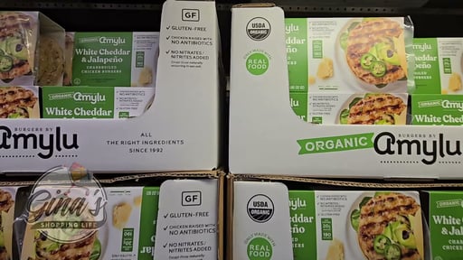 Amylu Organic Jalapeno White Ched Chicken Burger